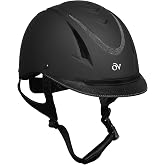 OVATION Unisex Z-6 Glitz II Riding Helmet - Durable Adjustable Equestrian Safety Helmet w/Removable Liner &amp; High-Flow Vents