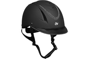 Ovation Z-6 Glitz 2.0 Helmet (Glitter Black, S/M)