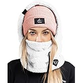 Senllen Balaclava Cold Weather Fleece Windproof Ski Mask Winter Breathable Thermal Face Mask Neck Warmer Scarf Helmet Hood