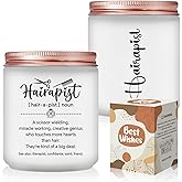Risnoae Hair Stylist Gifts for Women Men - Female Hairdresser Gifts Idea, Birthday Christmas Gift for Hairapist Barber Salon Owner Cosmetology Student Graduation Present - Lavender Scented Candle