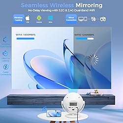 L-mix Mini 4k smart portable projector with