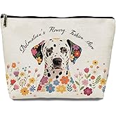 EVER-GOING TUNE Funny Dog Makeup Bag, Dog Lover Gifts for Women, Cute Puppy Pattern, For Women Sister Girl Western Lovers Birthday Christmas Friendship Travel Toiletry Bag.