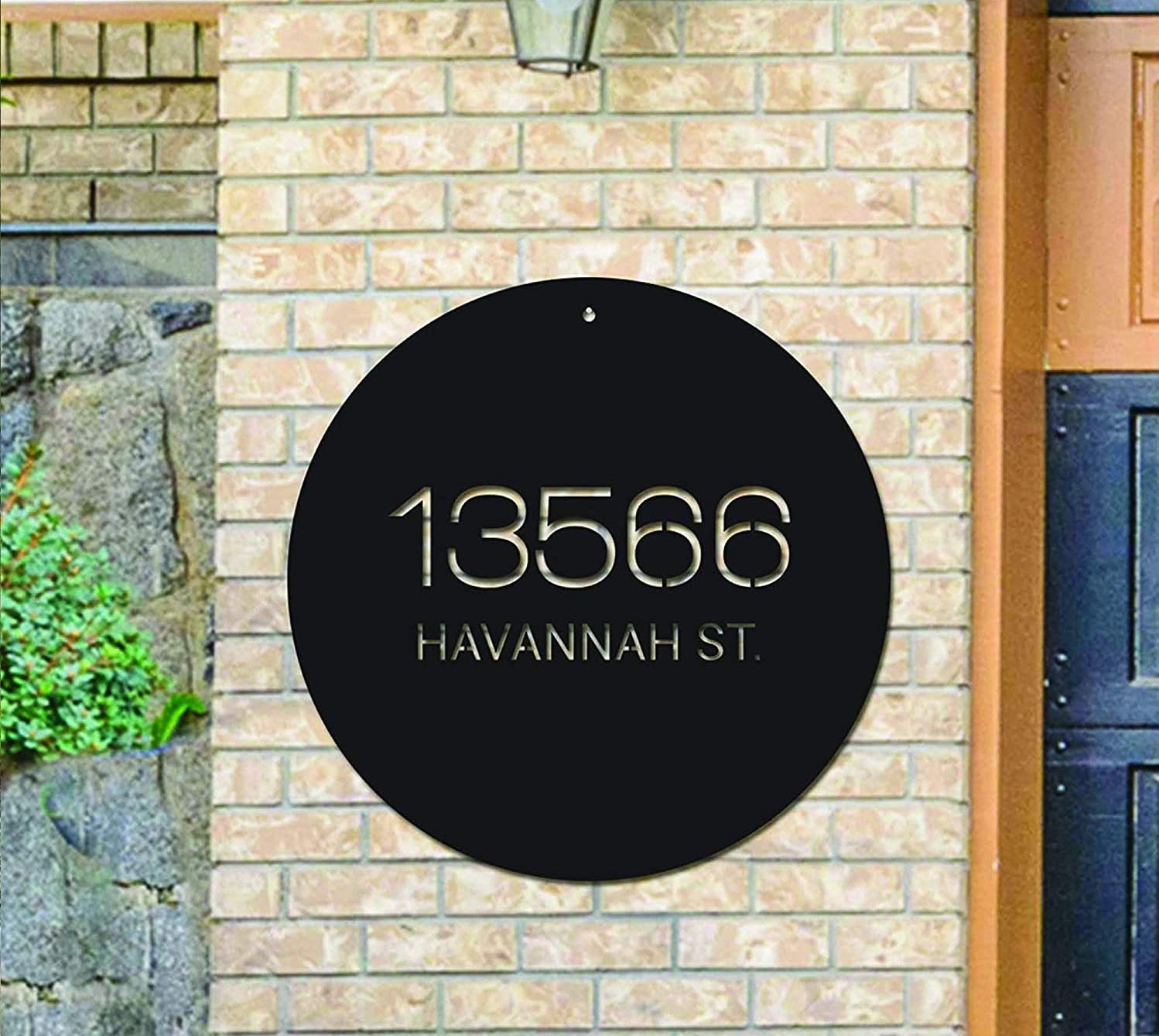 Custom Metal Address Sign Modern Address Sign Metal