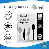 Farla Medical Select White Paper Napkins 2-Ply 20 x 100 Packs Disposable view 2