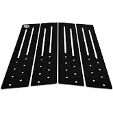 Lonnngg 3 Piece Stomp Pad Surfboard EVA Traction Pad Adhesive Professional Tail Pad/Applies All Boards - Surfboards, Shortboards, Longboards, Skimboards