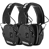 PROHEAR 030 2 Pack Bluetooth 5.4 Electronic Shooting Ear Protection Earmuffs with Foam Ear Pads-Black