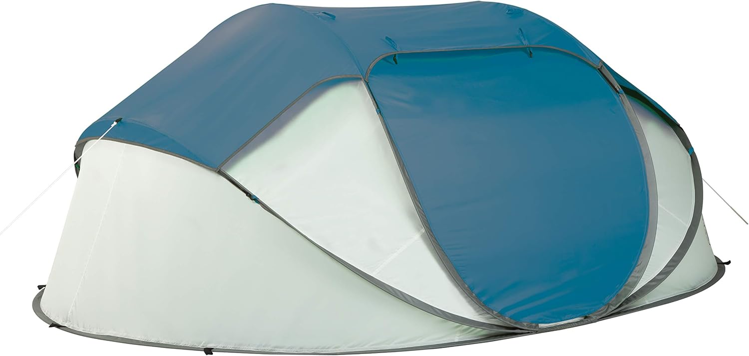 Coleman Pop Up Tent Galiano 4, 4 Man Past Pitch Festival Tent, absoltely waterproof 4 person Popup Camping Tent - Image 4