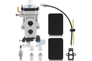 TIMEPAL 150BT Carburetor for Husqvarna 150BT (Before 2022), 150 BF, 350BT, 350BF, 360BT, 560BTS, 560BFS Backpack Leaf Blower Replace OEM Part # 502845001, 577144601, 581155801, with Air Filter Turn Up Kits
