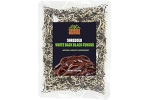 VIGOROUS MOUNTAINS Shredded Dried Woodear Mushrooms, Natural & No Additives, Rich in Fiber & Iron – 6oz (170g) – Perfect for Asian Cuisine, Soups, Stir-Fries & Hot Pot
