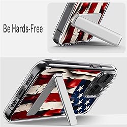 Ecute American Flag Case for iPhone 15 Pro with