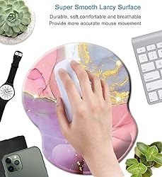 Mouse Pad with Wrist Support, Non Slip Mousepad