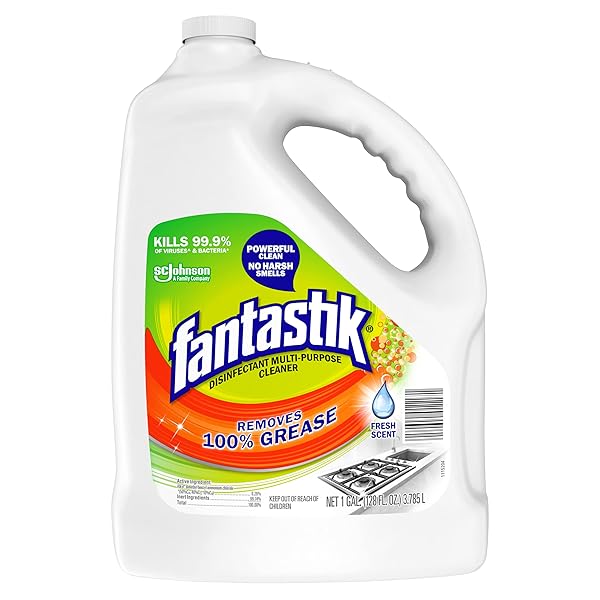 FANTASTIK ALL-PURPOSE CLEANER REFILL, FRESH SCENT, 128 OZ