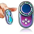 Fidget Toys Adults, OPPKIE Handheld Metal Desk Sensory Fidgets Toy Promotes Focus for Home Office Outdoors, Satisfying Toy for Men Teens Adults, Stress Pressure Anxiety Relief Tools (Rainbow)