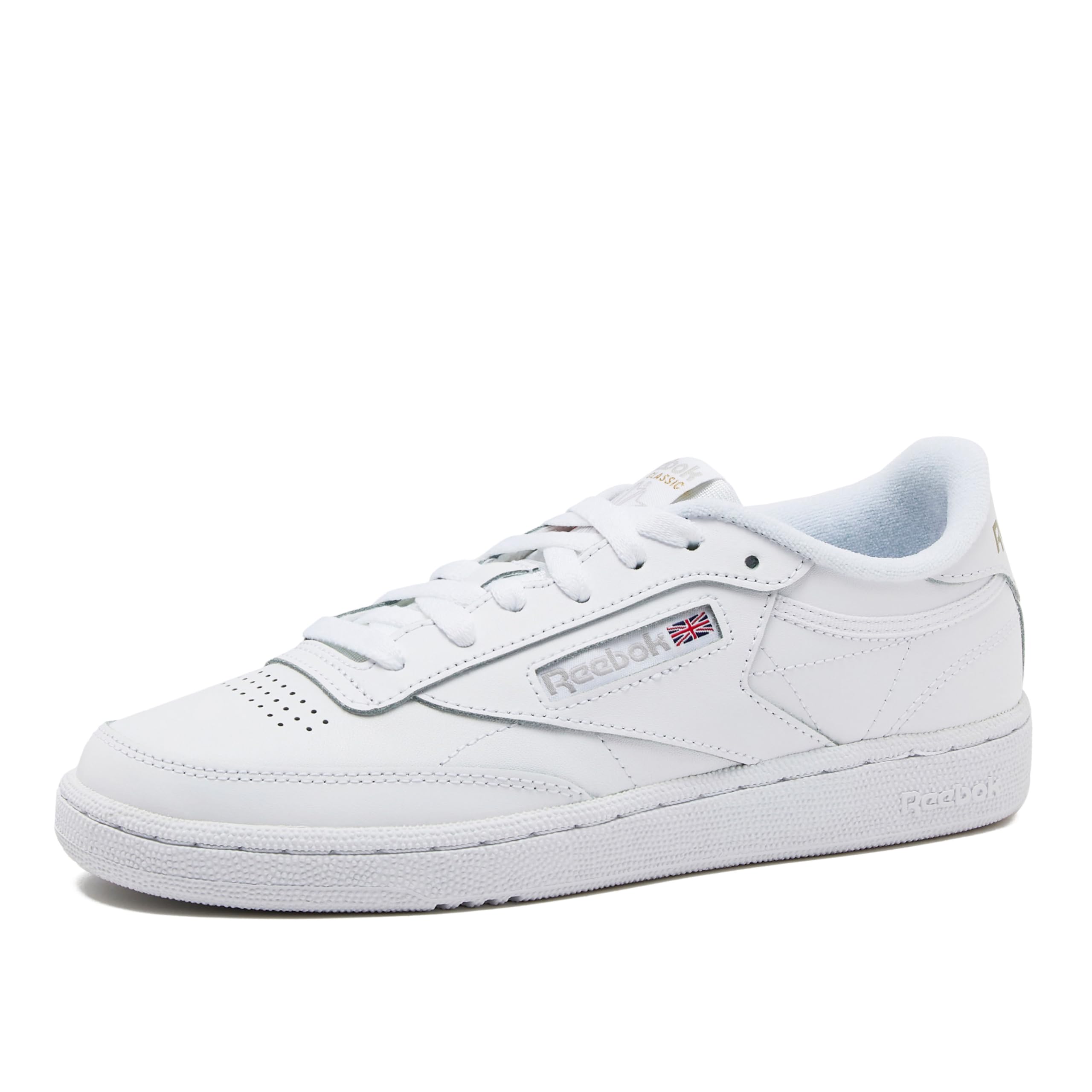 Reebok Men's Club C 85 Fashion Sneaker, white/sheer grey, 15 M US Image