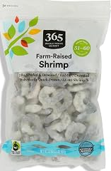 365 by Whole Foods Market Tail-Off Shrimp 51-60 Count Value Pack, 32 OZ