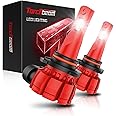 Torchbeam H10/9145/9140 LED Fog Light Bulbs, 6000K Xenon White 6000 Lumens 370% Super Brighter Fog Lights DRL Replacement Lights for Cars, Plug and Play, Pack of 2