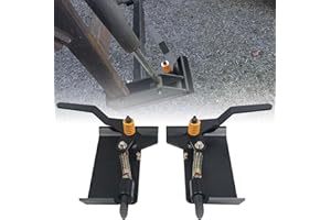 Sulythw Universal Skid Steer Quick Attach Conversion Attach Adapter, Weld on Quick Attachment Plate, A Pair Skid Steer Quick 