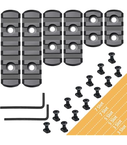 Amazon.com : 8 Pack Picatinny Rail Polymer Picatinny Rail