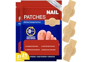 VFFWBB Fungal nail patches for fungus Overnight Hydrogel Nail Care for Damaged or Brittle Nails for Strengthening & Renewal Treatment for Women & Men Gift Ready Packaging (2pcs)
