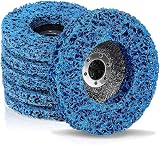 6Pcs 125mm Strip Discs Paint Removal Wheel for Angle Grinder Blue