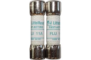 FLU-11A 11A 1000V Fast Acting Multi-Meter Fuse 803293 (2 Pack) QSU