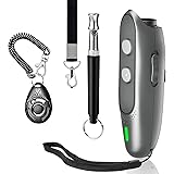 ELOPAW Dog Barking Deterrent Devices Rechargeable Ultrasonic Dog Bark Deterrent 3 Frequency No Bark Control Devices 16.5 Ft R