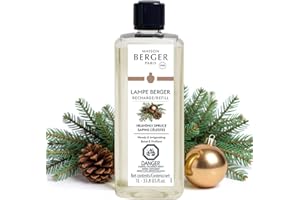 Maison Berger Heavenly Spruce Fragrance Refill – 1 Liter Catalytic Oil, Fresh Forest Scent, 160h Flameless Diffusion, Air Purifier for Lampe Berger Diffuser (33.8 Fluid Ounces)