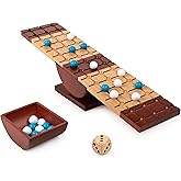 Rock Me Archimedes, Balancing Strategy Puzzle Marbles Family Board Game Retro STEM Learning Educational Toy, for Adults and K