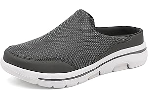 C CELANDA Slip On Mules & Clogs for Womens Mens Light Open Back Shoes Comfort Walking Shoes Breathable Slippers Closed Toe Slides