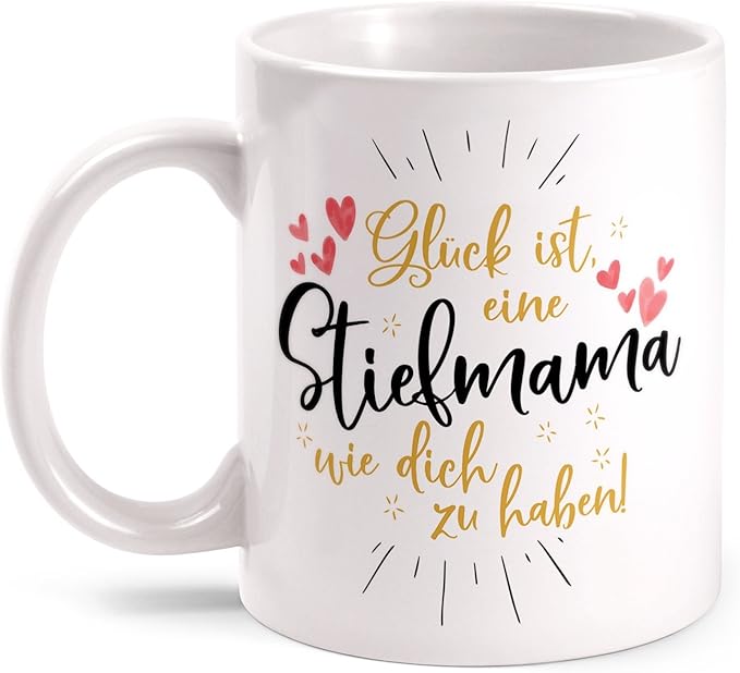 Amazon.de: Fashionalarm Tasse Glück ist eine Stiefmama wie dich zu