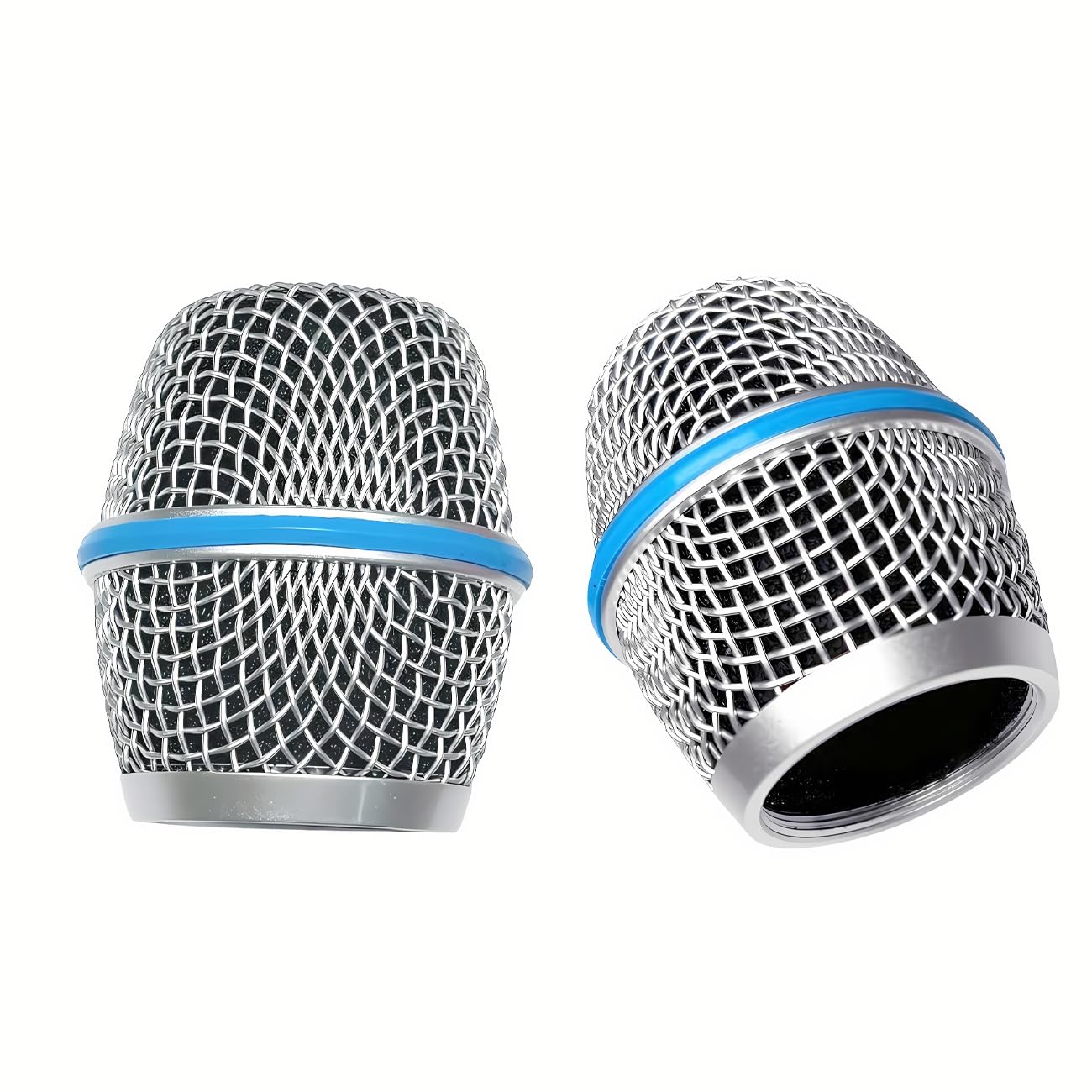 Microphone Head Replace, Steel Mesh Mic Grille Heads, Grille Mic Ball Replacement with Inner Foam, Fits for Beta 87A (Beta 87A, 1pcs)