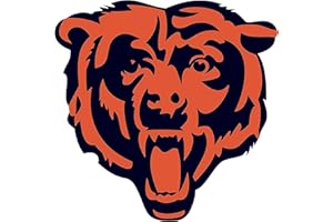 NFL Siskiyou Sports Fan Shop Chicago Bears Auto Decal 8 inch sheet Team Color