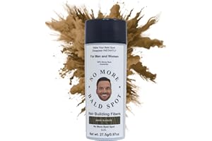 Hair Building Fibers For Thinning Hair for Men - Hair Fillers Powder - Hair Thickener For Thinning Hair for Women - Bald Spot Cover Up - Hair Loss Scalp Concealer Powder Fillers by No More Bald Spot