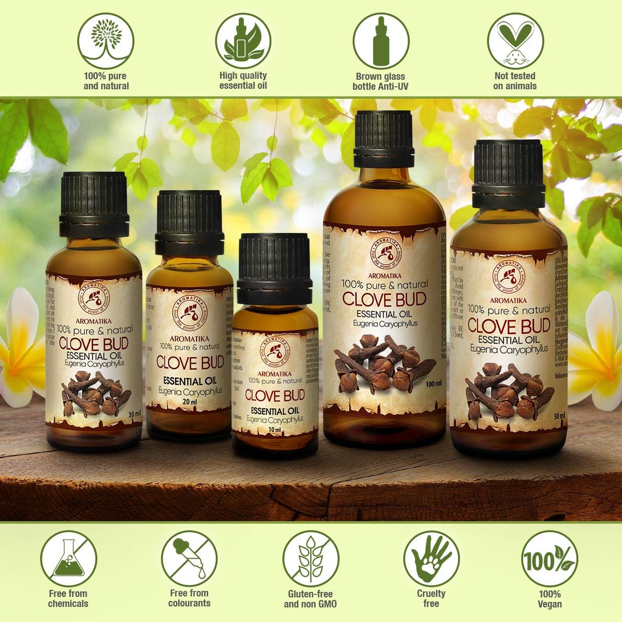 Aceite de Clavo 50ml - Eugenia Caryophyllus - Indonesia - 100 ...