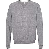 Jerzees Snow Heather French Terry Crewneck Sweatshirt