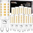 winshine 10 Pack G9 LED Bulb Dimmable 4W (40W Halogen Equivalent) 4000K Natural Daylight, T4 Chandelier Light Bulbs G9 Bi Pin Base, No-Flicker 120V AC 360°Beam Angle