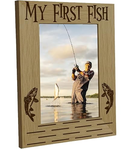 Amazon.com - ThisWear 4x6 Fishing Frame My First Fish Picture