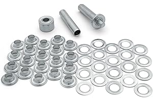 Coghlan's Grommet Kit - Durable Brass Eyelets and Pliers for Canvas, Fabric, and Leather Repairs – Complete 20-Piece Set for 