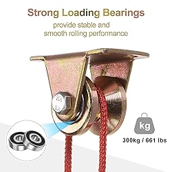HARFINGTON 8pcs 1.2" V Groove Wheel Sliding Gate