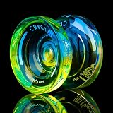 MAGICYOYO Crystal Yoyo K2 Blue Yellow Dual Purpose 2 in 1 Beginner to Expert view 2