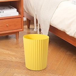 JiatuA Small Trash Can Plastic Wastebasket Round