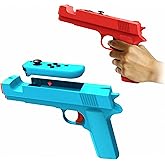 GAMSURFING Shooting Game Gun for Switch/Switch OLED Controller[2 Pack],Game Gun Hand Grip Motion Controller Shooting Games,for Nintendo Switch Shooter Hunting Games（No Motion Sensor）