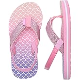 WateLves Girls & Boys Kids Flip Flop summer Slide Sandals Slip on Suitable for Bath Shower Beach pool (Little Kid/Big Kid)
