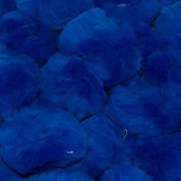 Amazon Com 1 5 Inch Royal Blue Craft Pom Poms 50 Pieces Arts Crafts Sewing