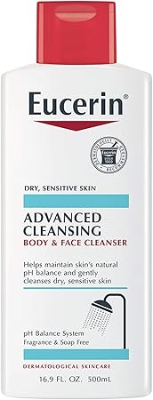 eucerin advanced cleansing body and face cleanser ingredients