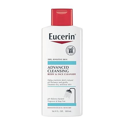 eucerin advanced cleansing body and face cleanser ingredients