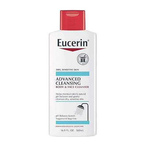 eucerin advanced cleansing body and face cleanser ingredients