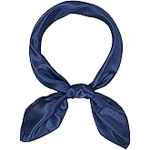 American Trends Women Silk Feeling Scarf Satin Head Scarves Square Satin Scarf Wrap Neck Scarf Lightweight Silk Like Bandana