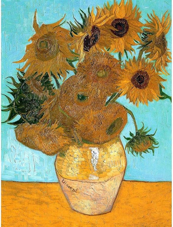 Wee Blue Coo Vincent Van Gogh Still Life Vase With Twelve Sunflowers