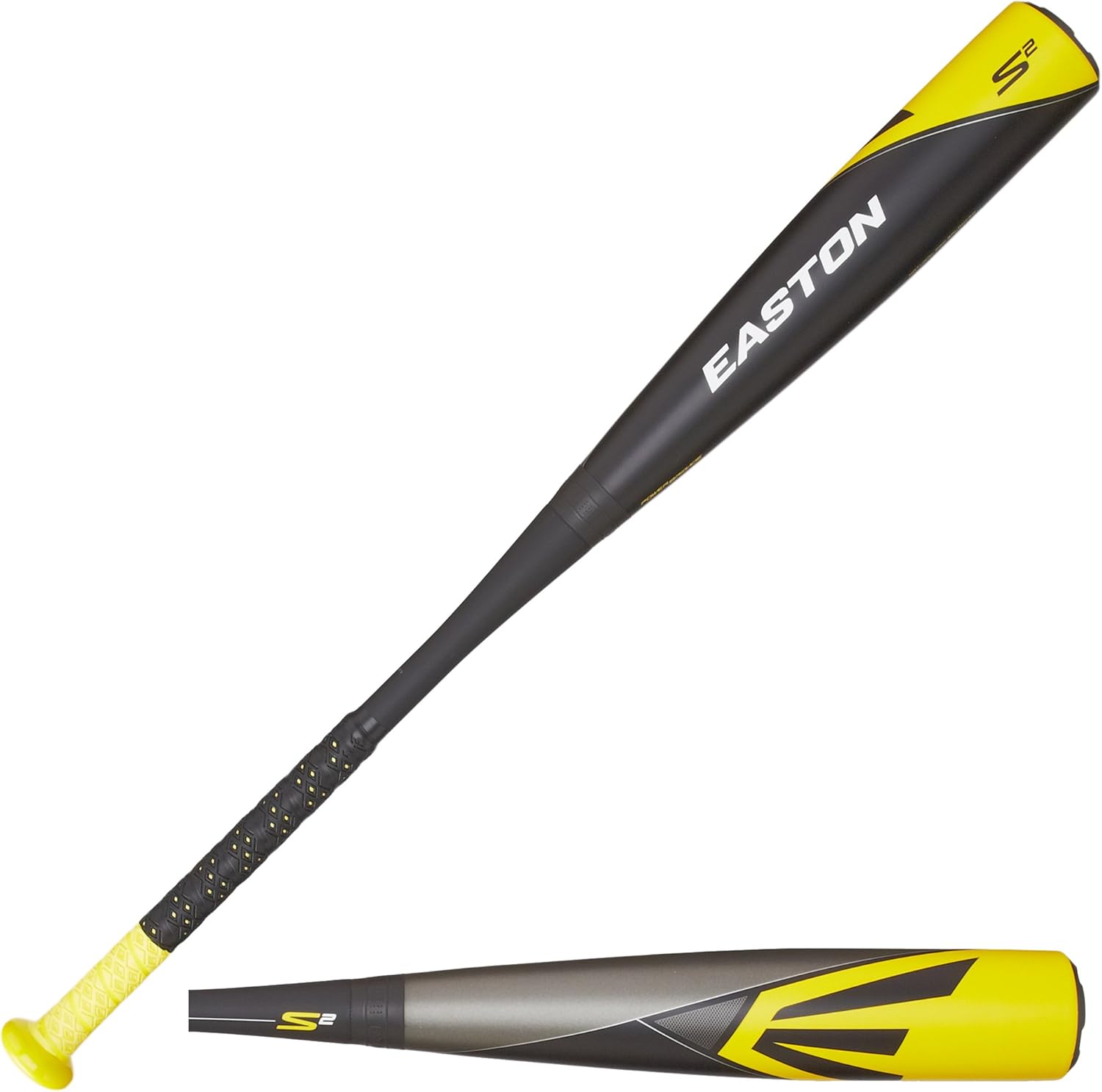 Easton 2014 S2 sl14s210 Bate de béisbol (10), Negro, Gris, Amarillo, (Grey/Black/Yellow), 79 cm